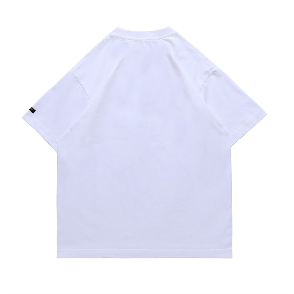 Cartoon Heat Transfer Patch T-shirt Men