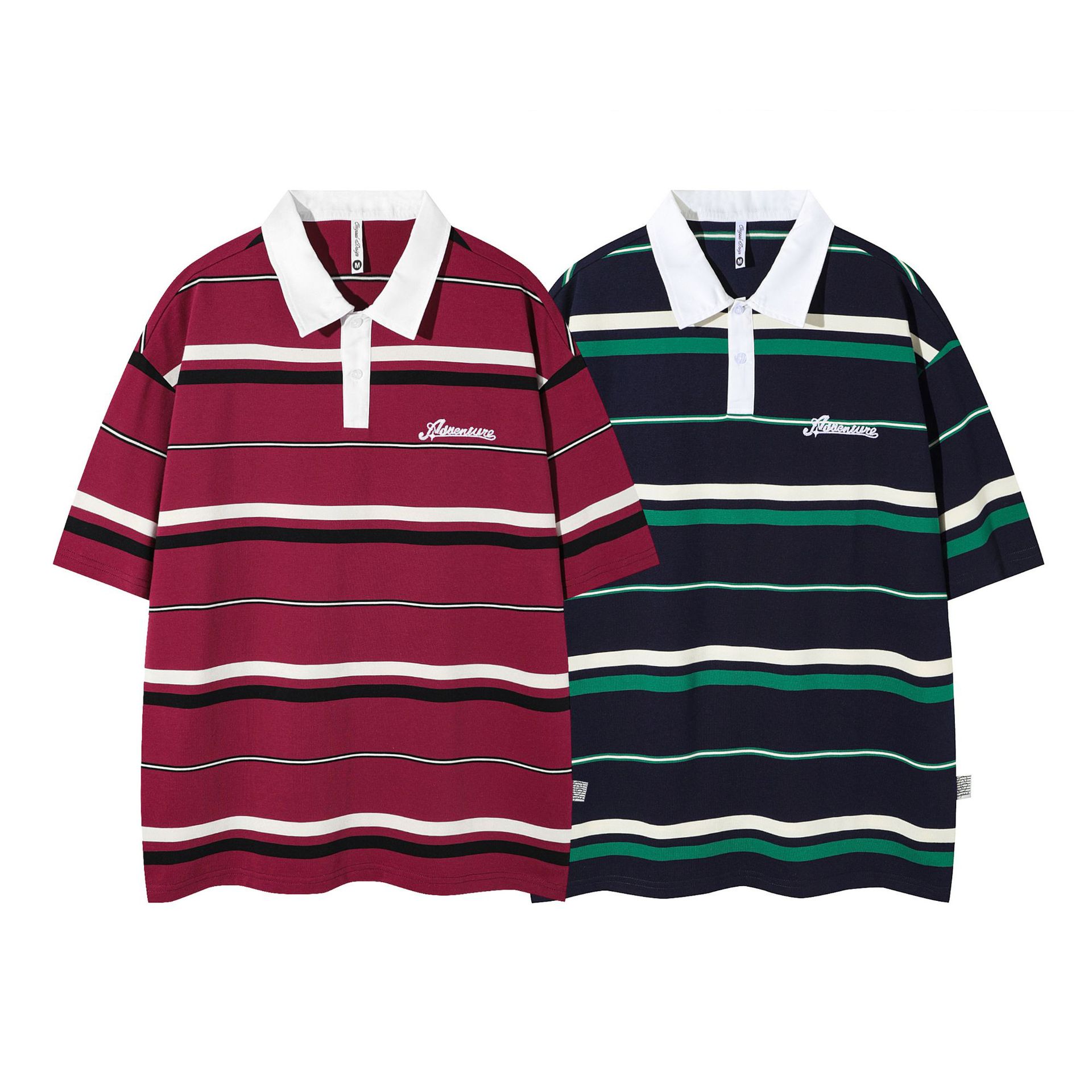 Summer Fashion Retro Polo Shirt Men